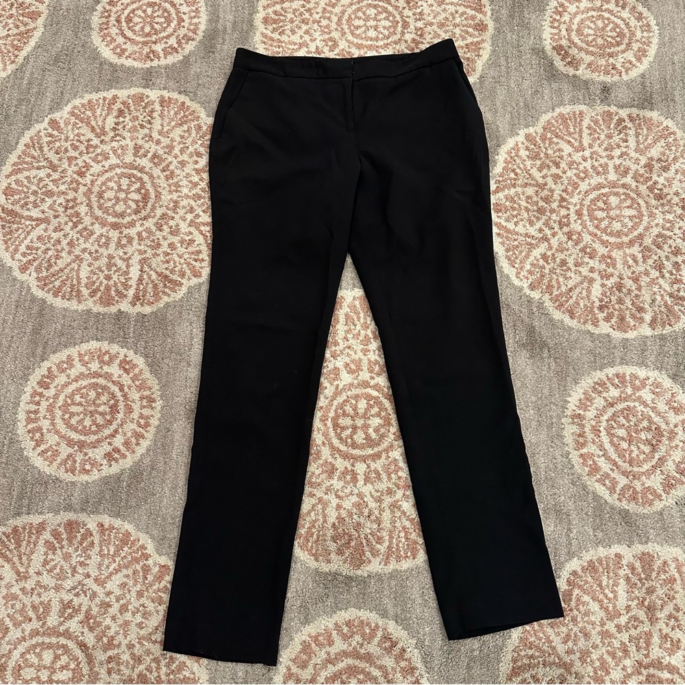 Vince Camuto Black Straight Leg Slacks size 4